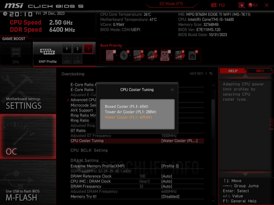 平价装机组合：MSI MPG B760M Edge Ti WiFi 搭配 Intel Core i5-14400 实测