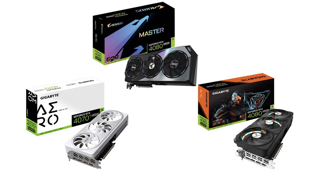GIGABYTE 发布 GeForce RTX 40 SUPER 系列显卡