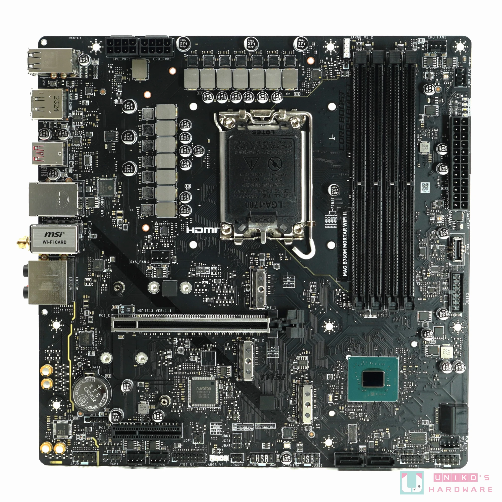 MSI MAG B760M MORTAR WIFI II 主板开箱评测
