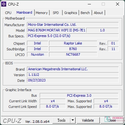 MSI MAG B760M MORTAR WIFI II 主板开箱评测