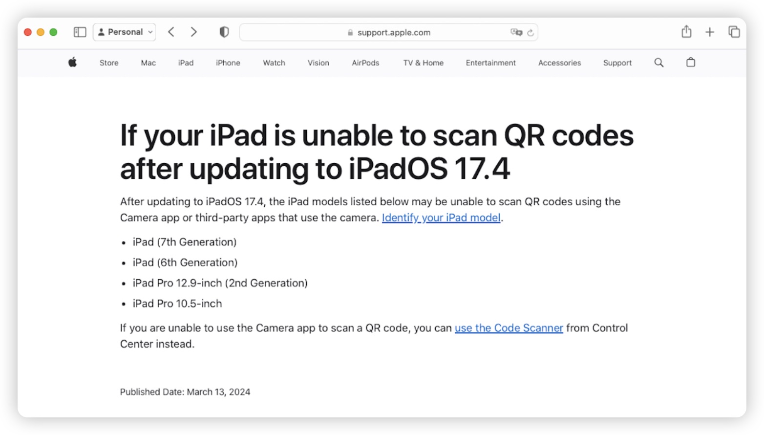 苹果 iOS 17.4.1、iPadOS 17.4.1 发布，修补重要的安全性漏洞并排除多项 Bug 第4张