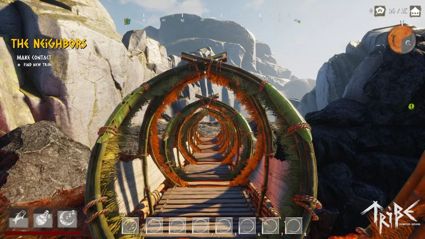 部落生存沙盒《Tribe：Primitive Builder》发售，在神秘岛屿发展村庄躲过毁灭命运