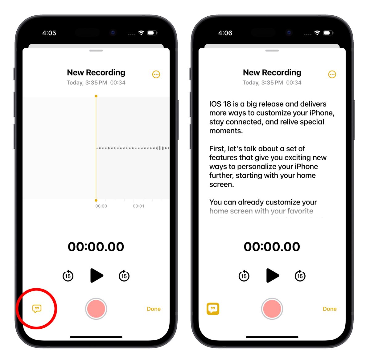 iOS 18 备忘录 4 大亮点新功能教程：语音转文字、数学式计算、重点标记都来了 第4张