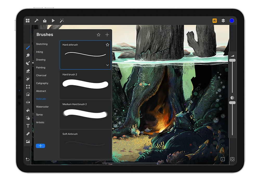 可以 AI 一键自动上色的专业绘图《SketchPro》App 限免领取 第4张