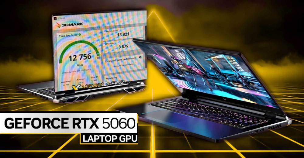 3DMark 泄漏跑分显示RTX 5060笔记本GPU比RTX 4060还快33%-榜哥