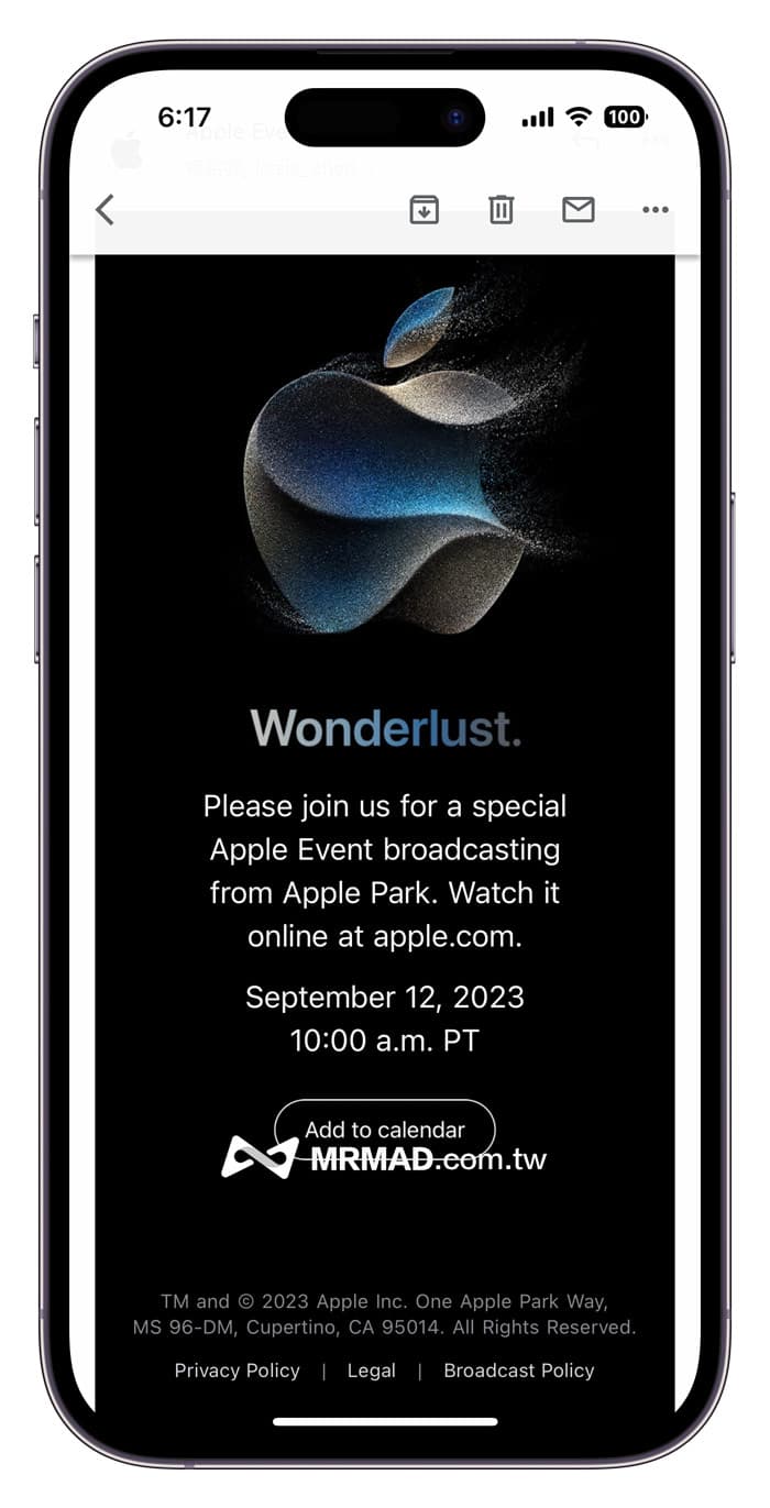 2023苹果秋季发表会邀请函 Wonderlust 主题分析
