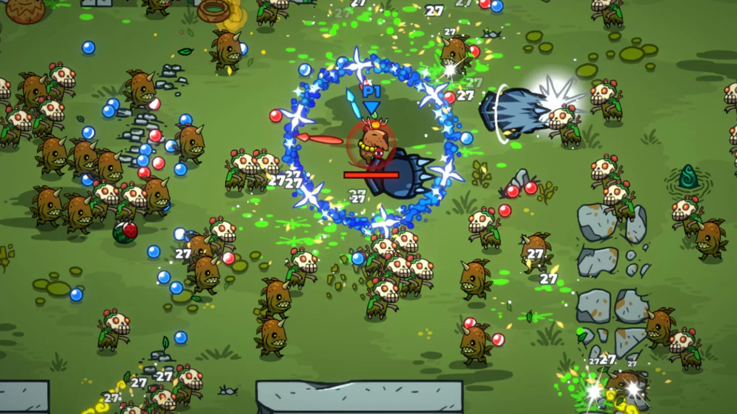 《Extremely Powerful Capybaras 无敌水豚》推出 Steam 免费序章版