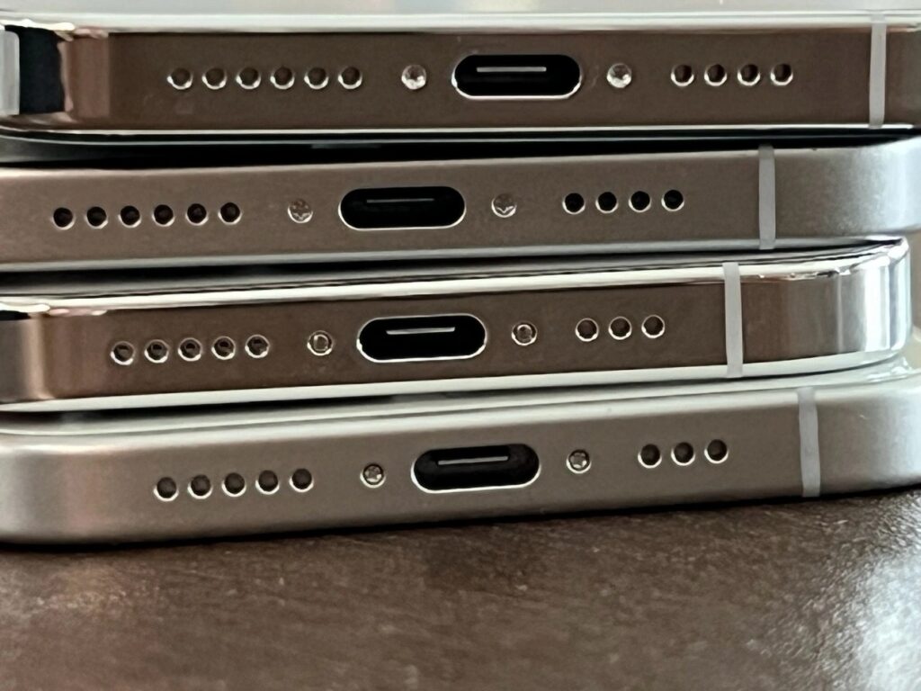 iPhone 15系列模型机曝光：全系Type-C！边框更窄，Pro版独享固态静音键！