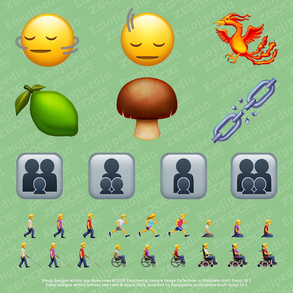 iOS 17 Emoji 表情符号 118 组抢先预览