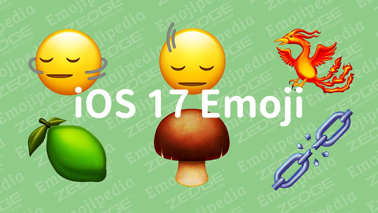 iOS 17新emoji 有哪些？ 118 组emoji 15.1 表情符号枪先看