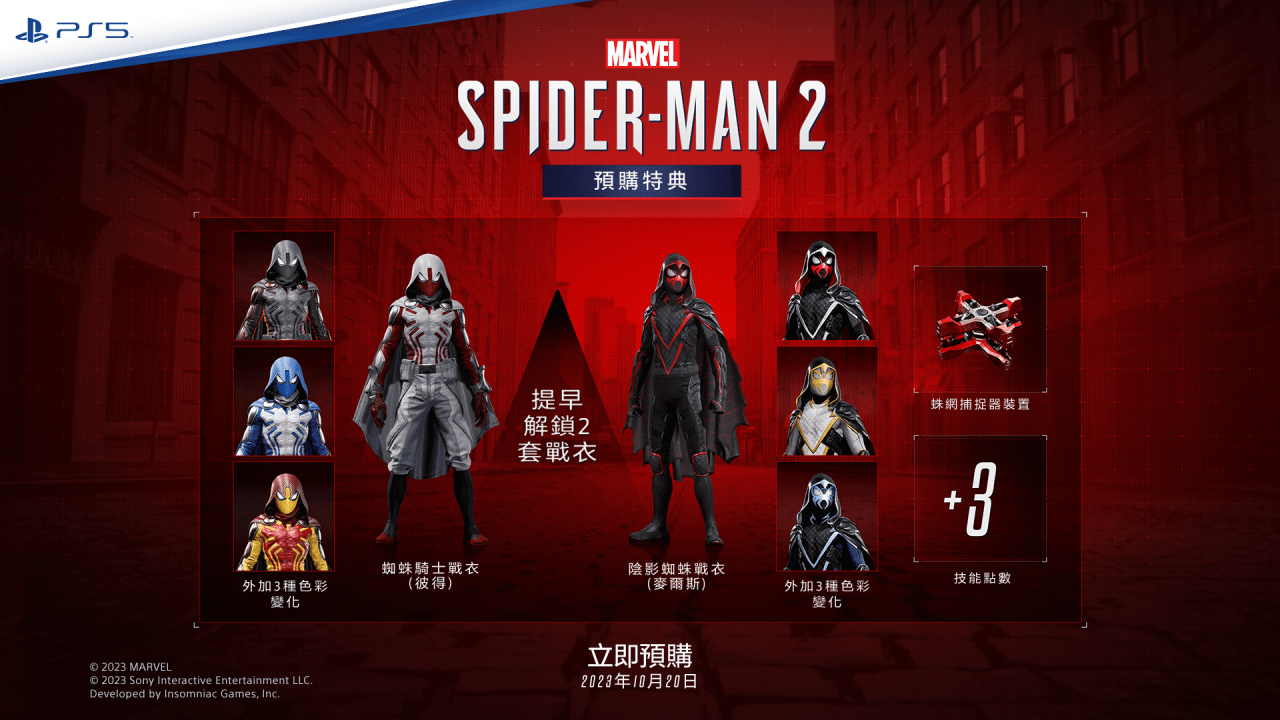 《Marvels-Spider-Man-2》预购特典