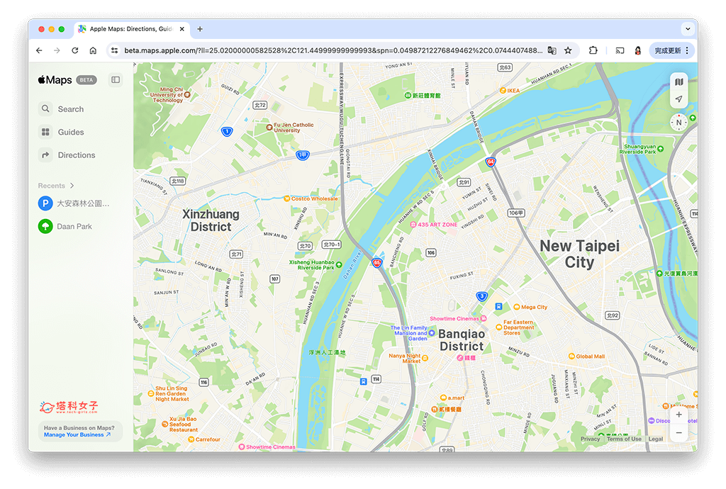 Apple Map 网页版终于来了！ 苹果正式推出 Apple 地图网页版本 （使用教程）