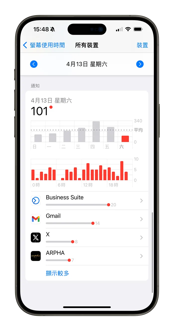 屏幕使用时间App使用多久