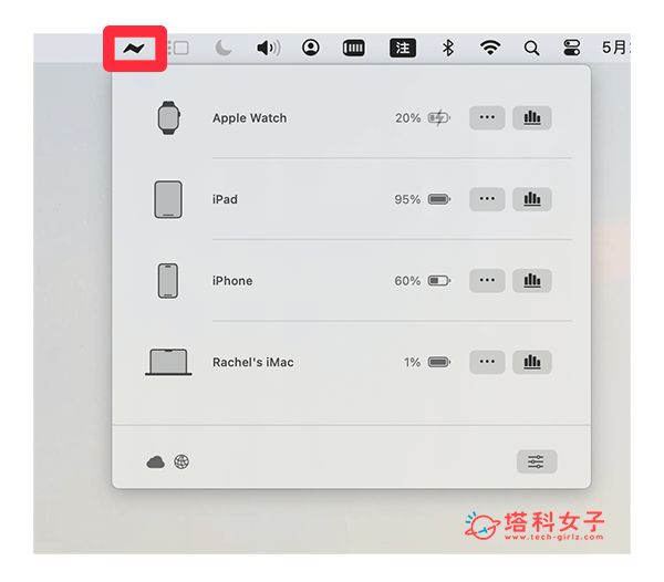在 Mac 开启 Battery Life Monitor App