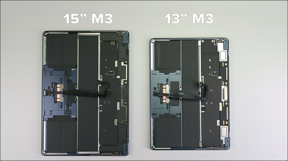 iFixit 拆解 M3 MacBook Air，揭示内部 1 关键变化令读写效能大幅提升 - 摩榜