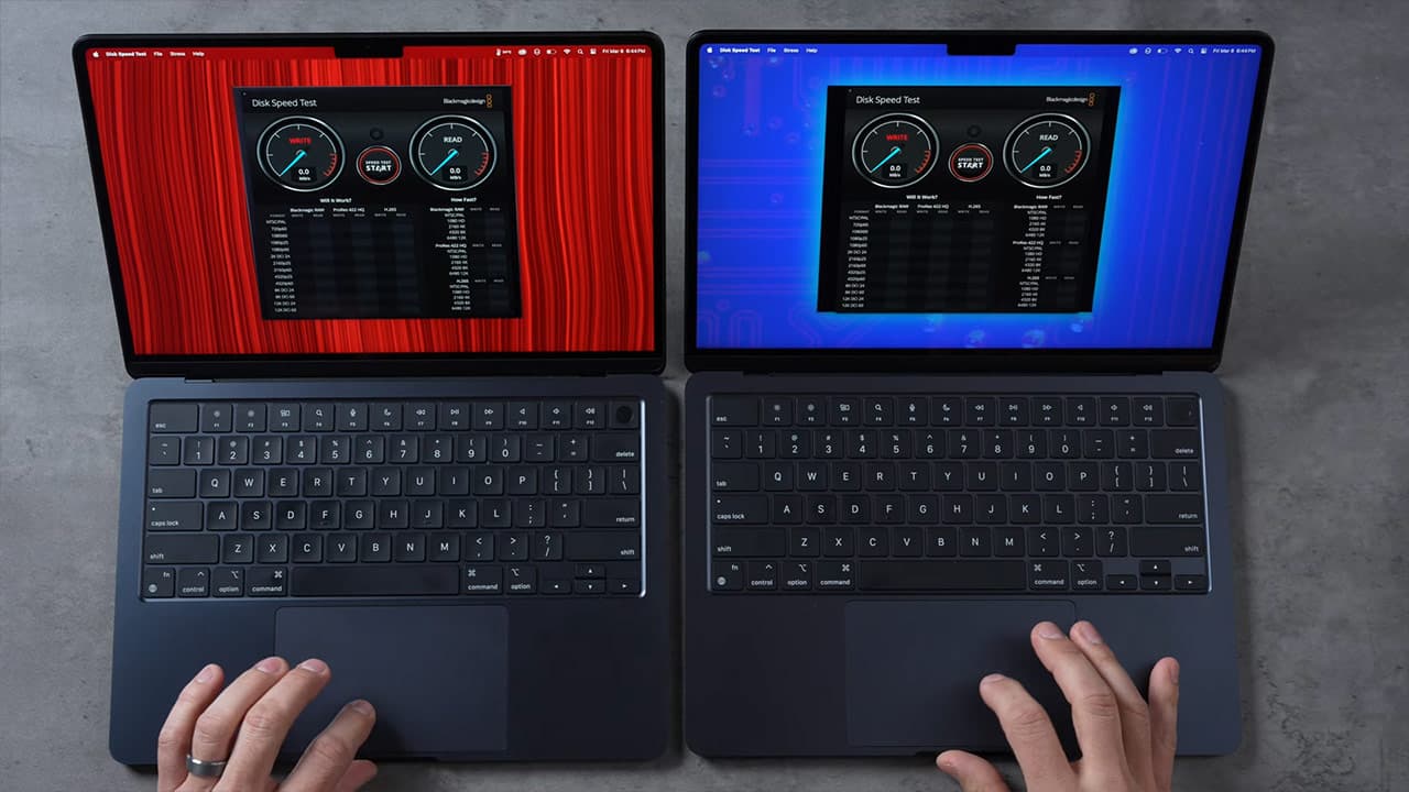 M3 MacBook Air SSD读取速度比前代快82%！ 苹果放弃低成本方式处理