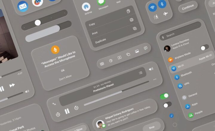 传出iOS 18的设计元素受到visionOS的启发