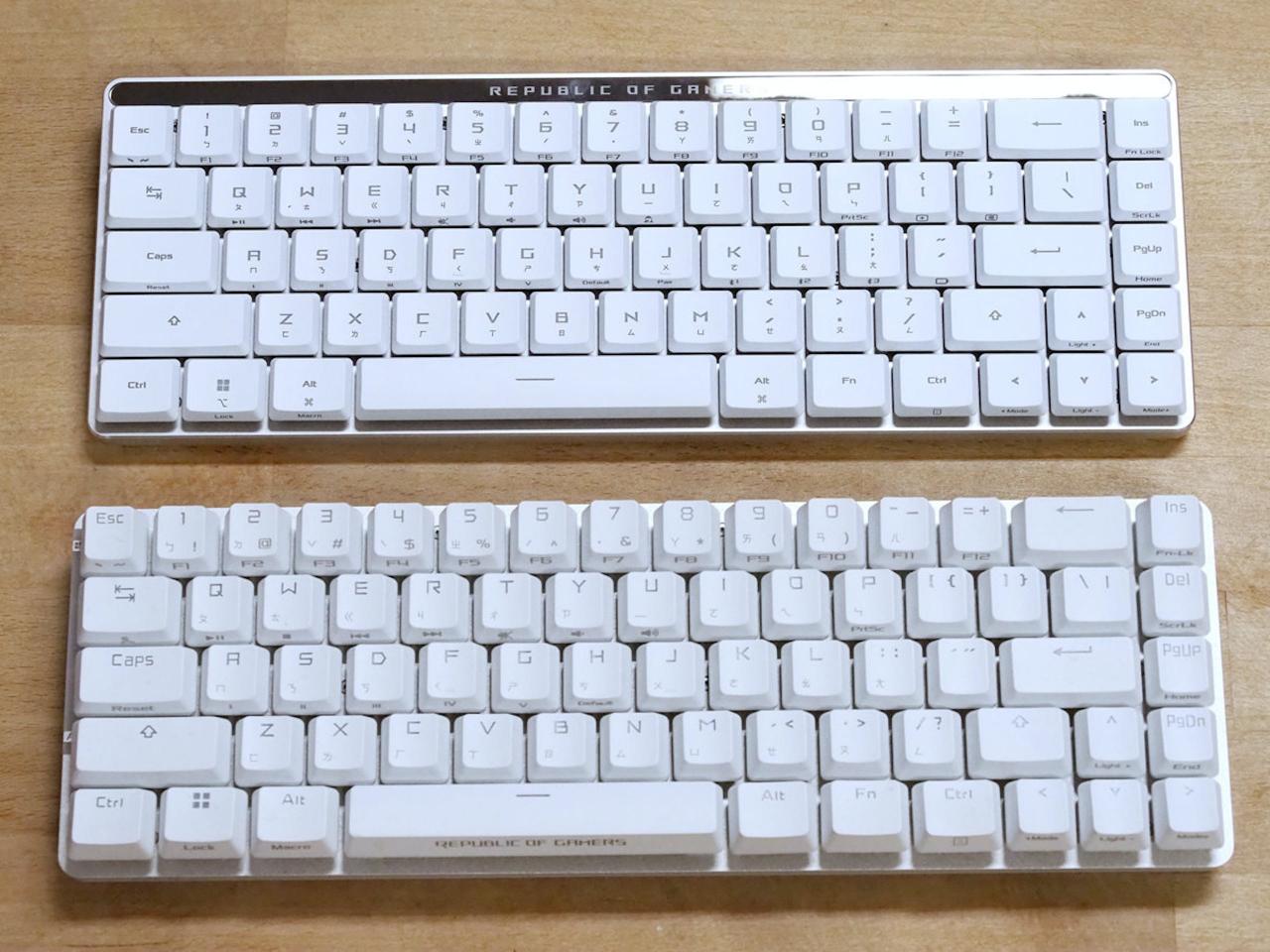 华硕ROG Falchion RX Low Profile矮红光轴65%无线电竞键盘评测，矮光轴纤薄流利兼具薄膜与机械式键盘特色
