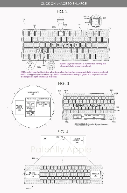 苹果可充电键盘背光系统专利曝光：延长 MacBook Air / Pro 续航