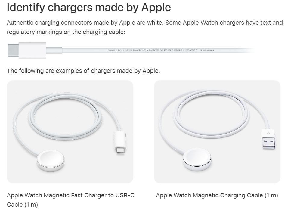 Apple警告别用非认证Apple Watch充电器：否则将导致Apple Watch电池寿命缩短