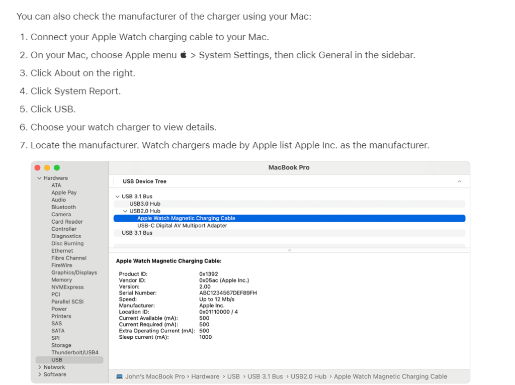 Apple警告别用非认证Apple Watch充电器：否则将导致Apple Watch电池寿命缩短