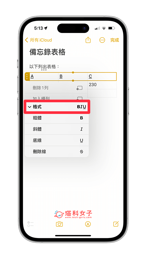 iPhone 备忘录表格使用教程：建立、分享、删除、表格宽度调整 第5张
