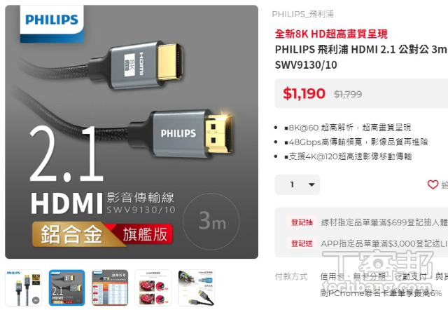 相较于 USB-C 标示不清，几乎市面上所有 HDMI 线材，贩售时皆会标明支持版本，不会让消费者无所适从。
