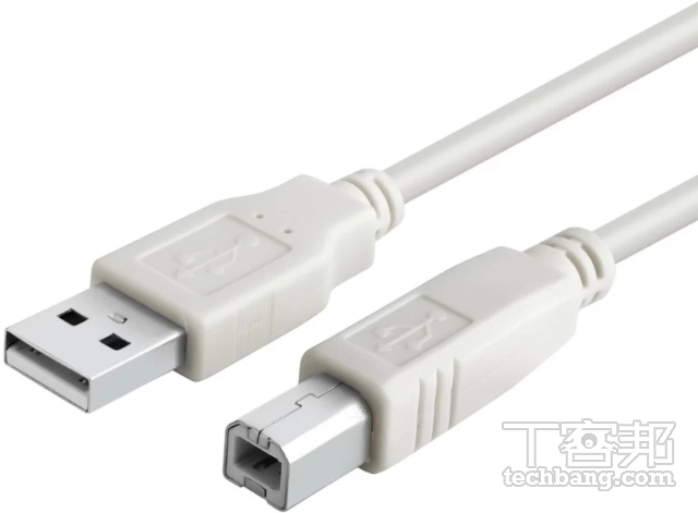 USB-C 本身仅仅代表一种外观形式，就如同 USB Type-A（左）与 USB Type-B（右）一样，其支持功能必须额外定义。