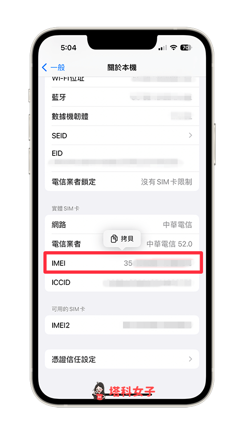 7 个 iPhone IMEI 查询方法，快速找出手机 码 第4张