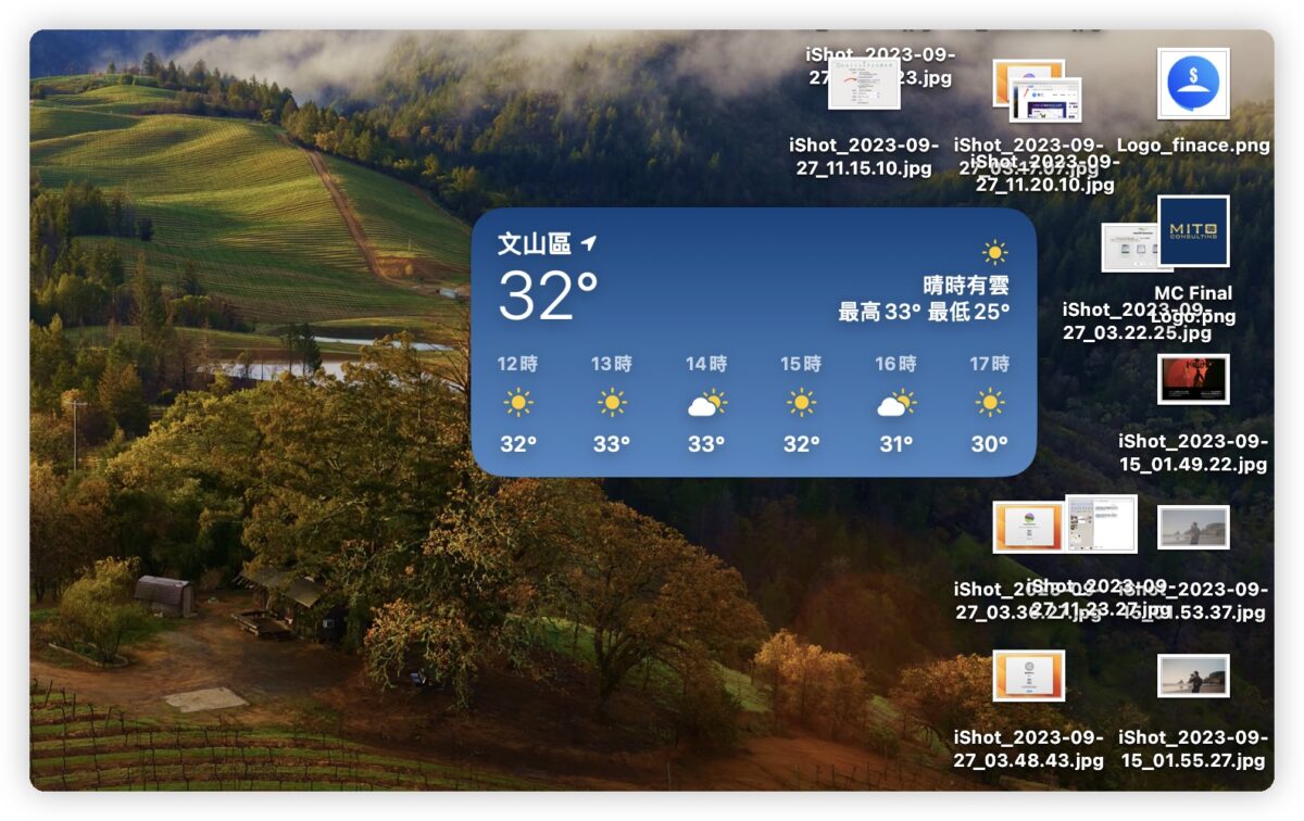 macOS 14 更新 特色 功能 Widget