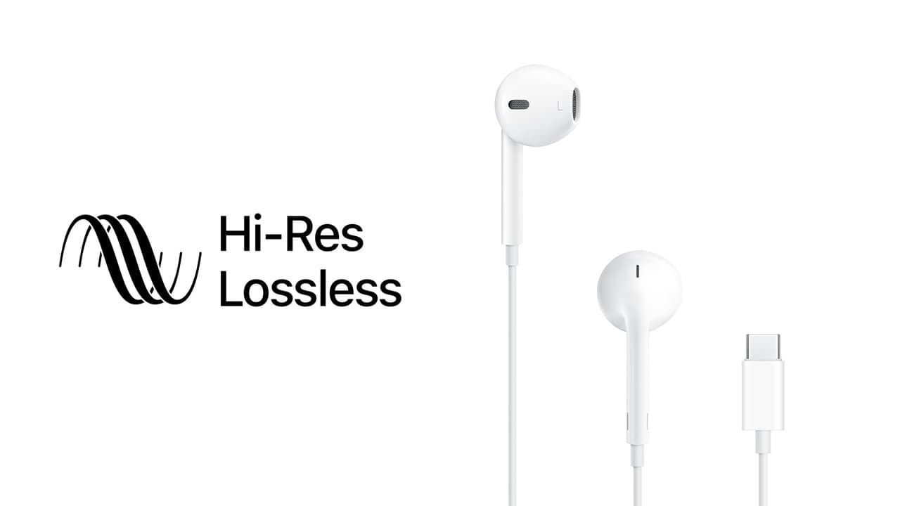 苹果推出USB-C EarPods支持Apple Music无损音乐