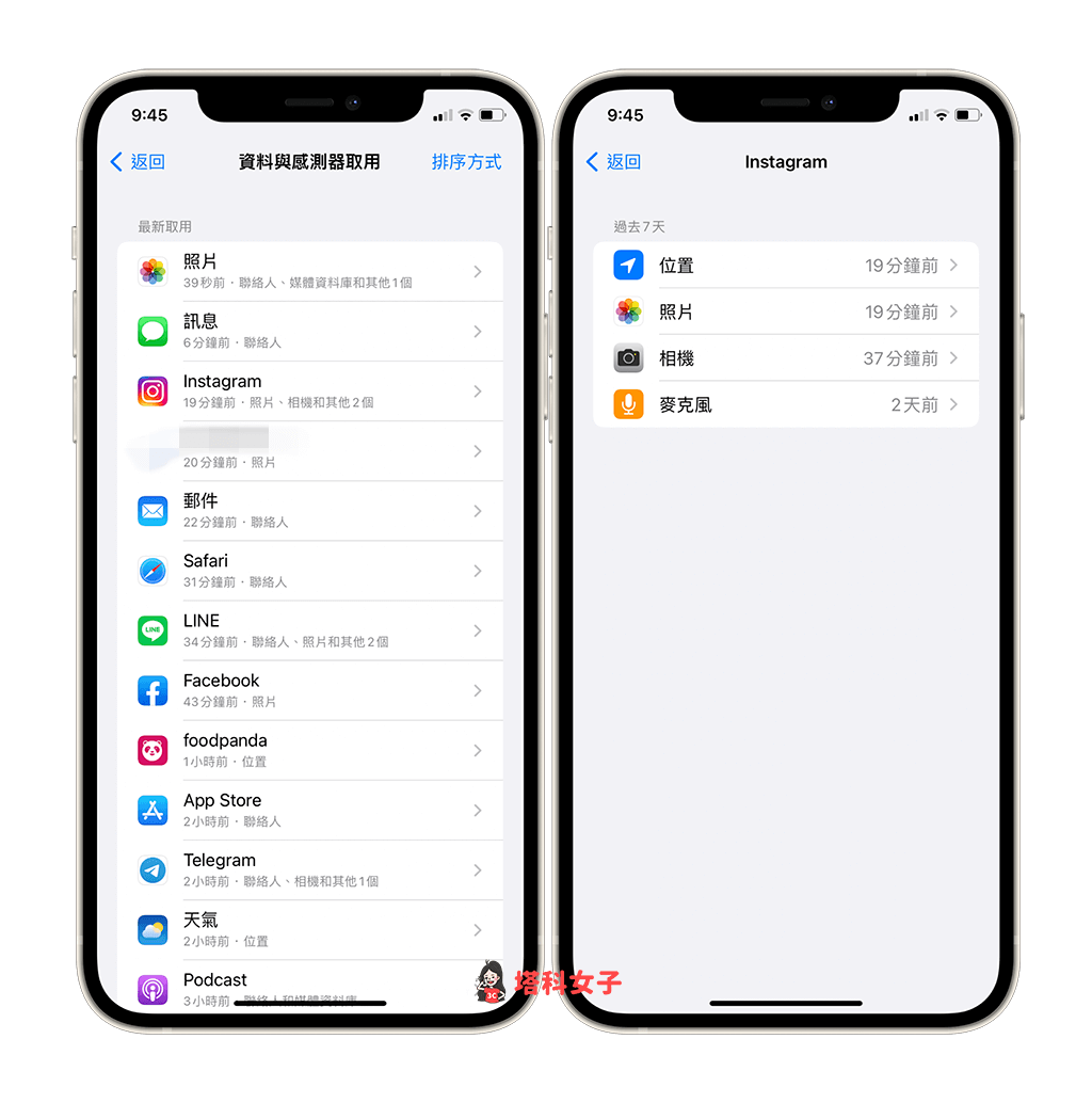 iPhone App 隐私权报告：检查哪些 偷偷存取照片或麦克风等资料 (iOS 15.2) 第4张
