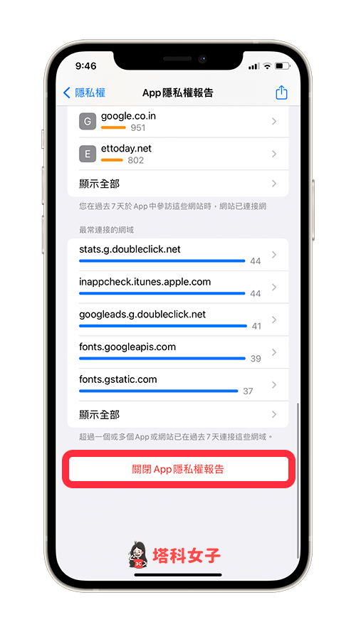 iPhone App 隐私权报告：检查哪些 偷偷存取照片或麦克风等资料 (iOS 15.2) 第11张