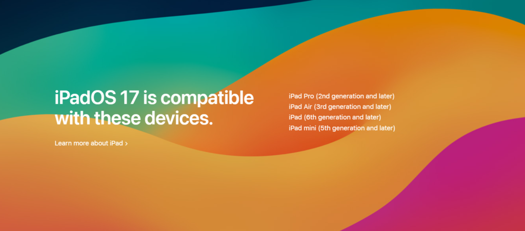 iPadOS 17发布：内置了PDF格式+支持的自定义壁纸！