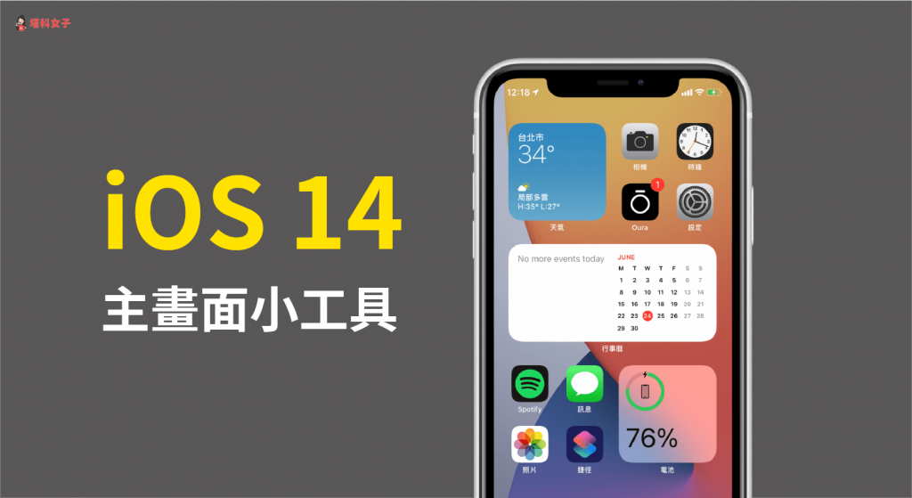 iOS14 主画面小工具教程｜教你自订小工具放在 iPhone 主画面 第1张