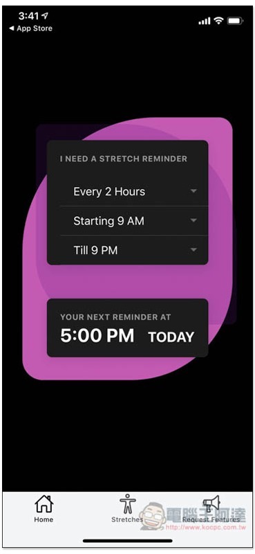 Stretch Reminder久坐伸展提醒的免费 App（含动作教程） 电脑工作者、在家工作必备 第2张