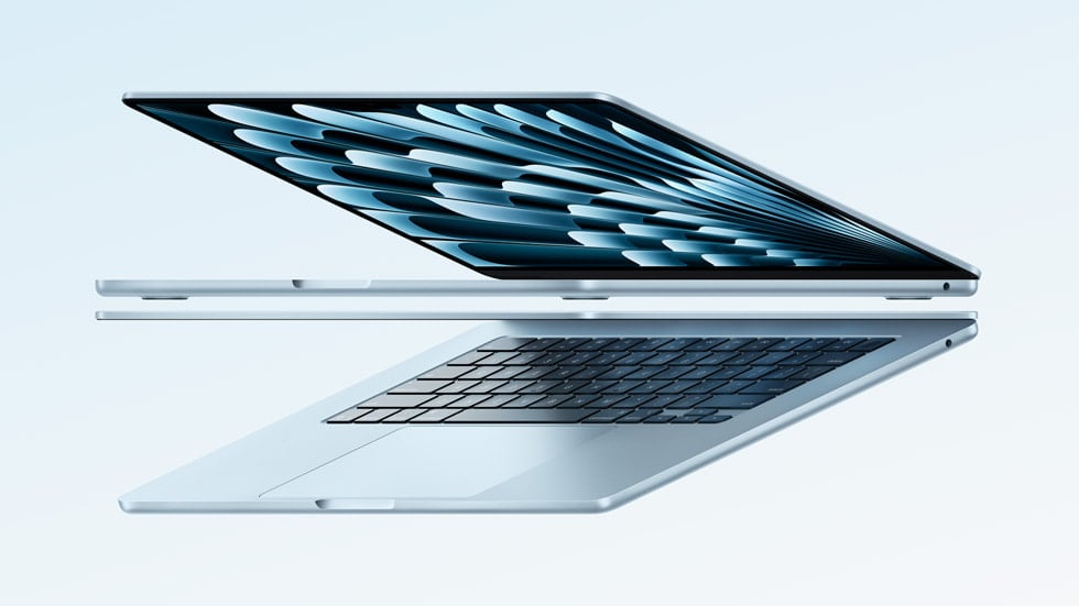 M4 MacBook Air 正式推出！ 配备 M4 芯片、新增天蓝色