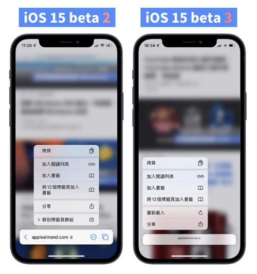 2个让iOS15新版Safari网址分页变回旧版的方法 第7张