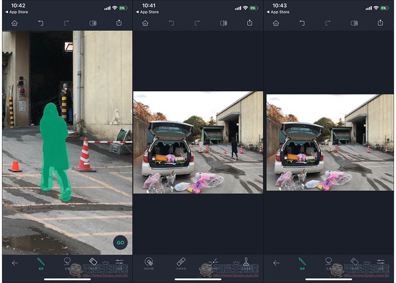 TouchRetouch 超强大去除物件修图 App 轻鬆把照片中的闲杂人物、物体、线条给移除 第2张