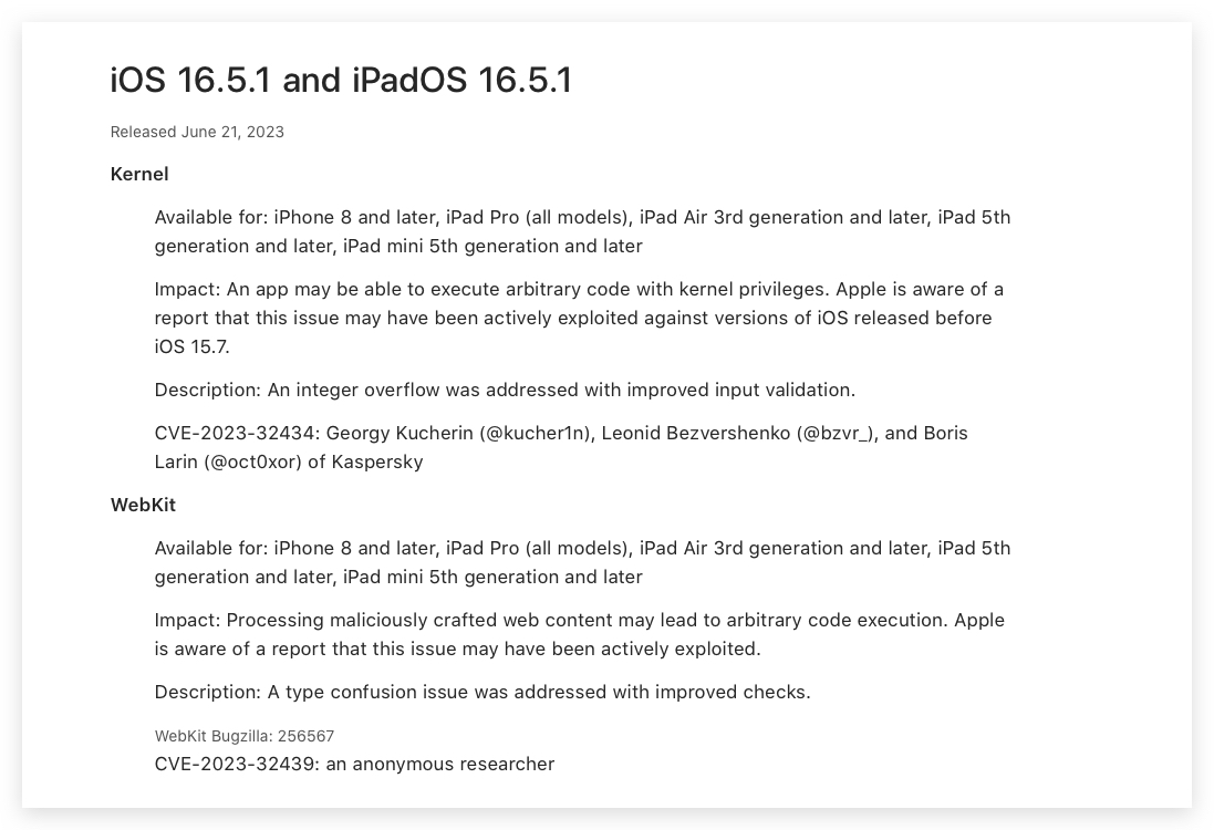 iOS 16.5.1 正式推出：解决 Lightning 转接器问题、修正安全性漏洞 第3张