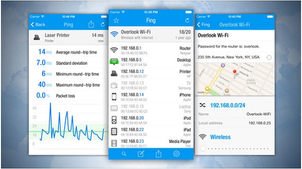 [推荐APP] Fing - Network Tools 网管人员必用神器。 第1张