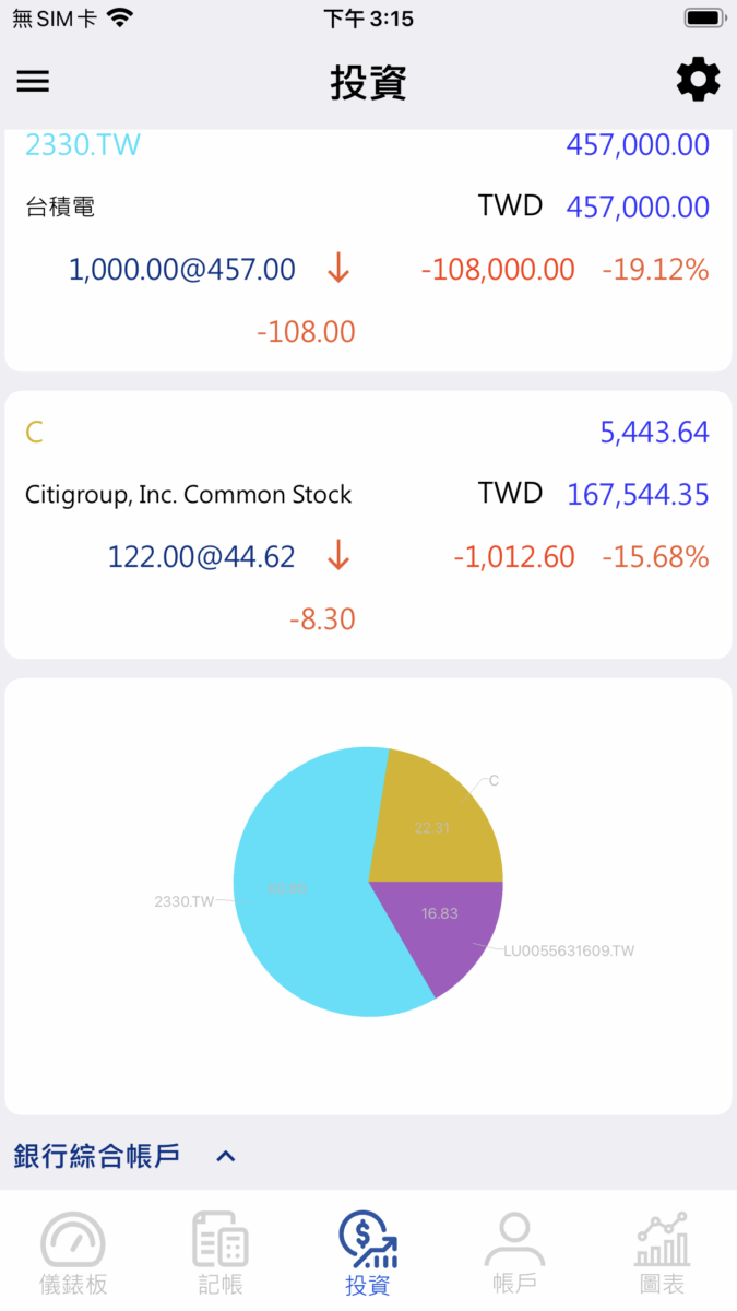 理财APP Vision Money：自动化记帐、追蹤投资标的，算出投资绩效 第7张