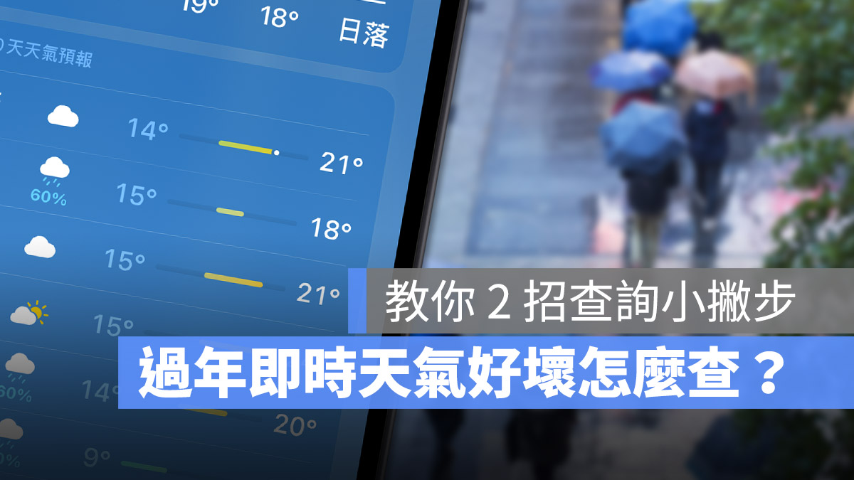 2023 过年天气好不好？用 2 招马上知道哪里好天气哪里在下雨 第1张