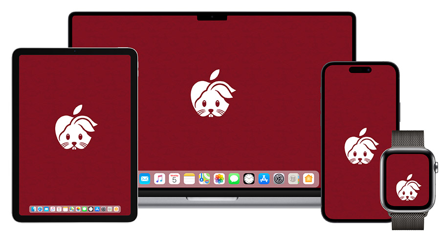 2 款 2023 Apple 兔年春节壁纸：iPhone、iPad、Mac 与 Watch 都有 第4张