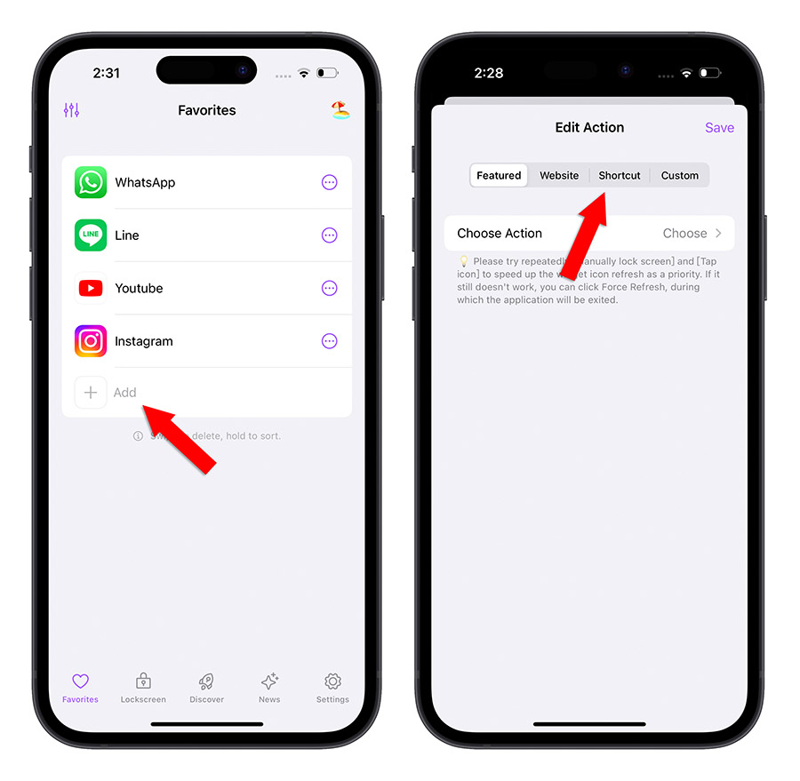 在 iPhone 锁定画面一键快速启动 App 打开网页的技巧 第15张