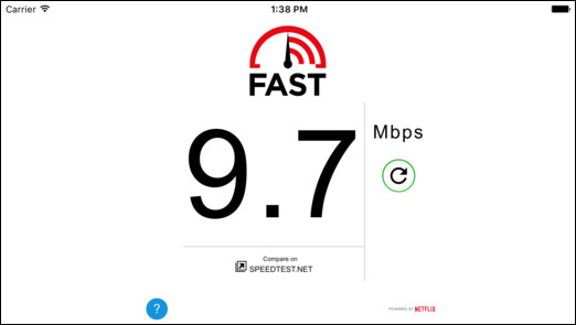 Netflix测速工具Fast Speed Test正式登陆iOS与Android　开启App就开始测速！ 第2张