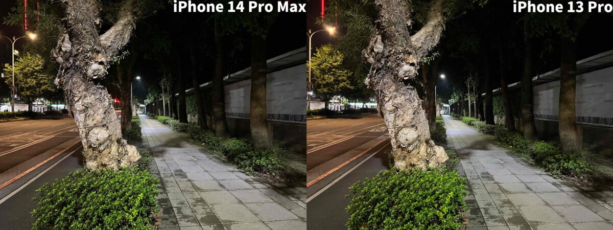 iPhone 14 Pro Max 夜拍实测：强光抑制效果显着提升、细节更清晰 第11张