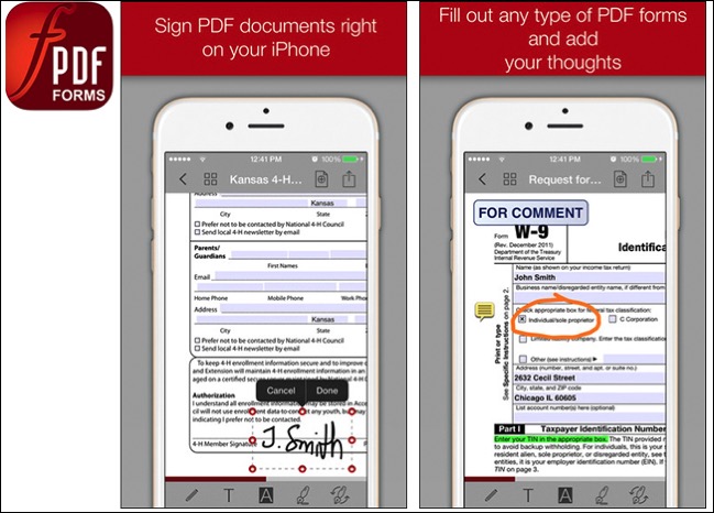 轻鬆填表单、数位签名等丰富功能！iOS中相当专业的PDF Forms应用工具 第2张