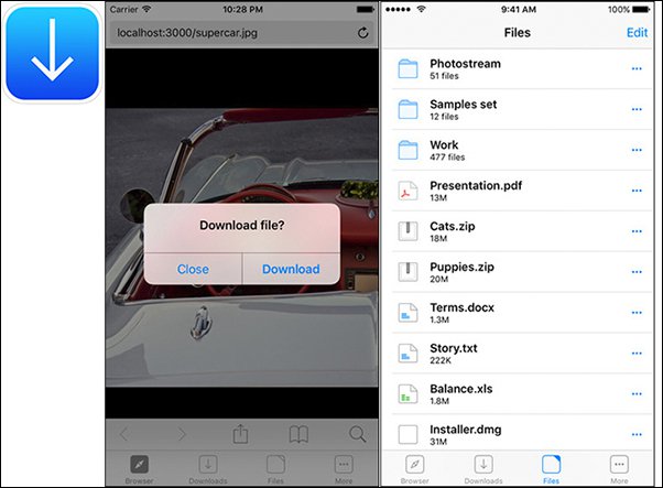 iOS中好用的下载管理App！Browser and File Manager for Documents限免下载中 第1张