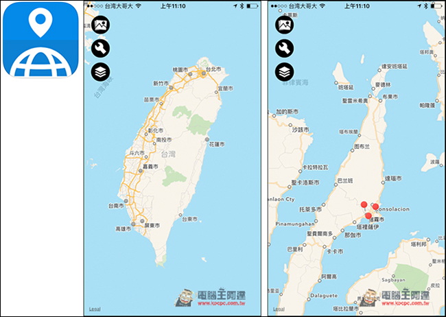 爱旅游的朋友必装！PhotoLocationViewer App　用地图来显示iPhone中的照片！限免下载中 第2张